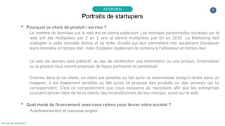 5
▸ Pourquoi ce choix de produit / service ?
Le nombre de données sur le web est en pleine explosion. Les données personne...