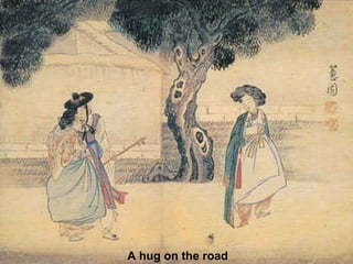 A hug on the road 