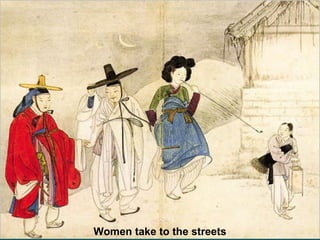 Women take to the streets 