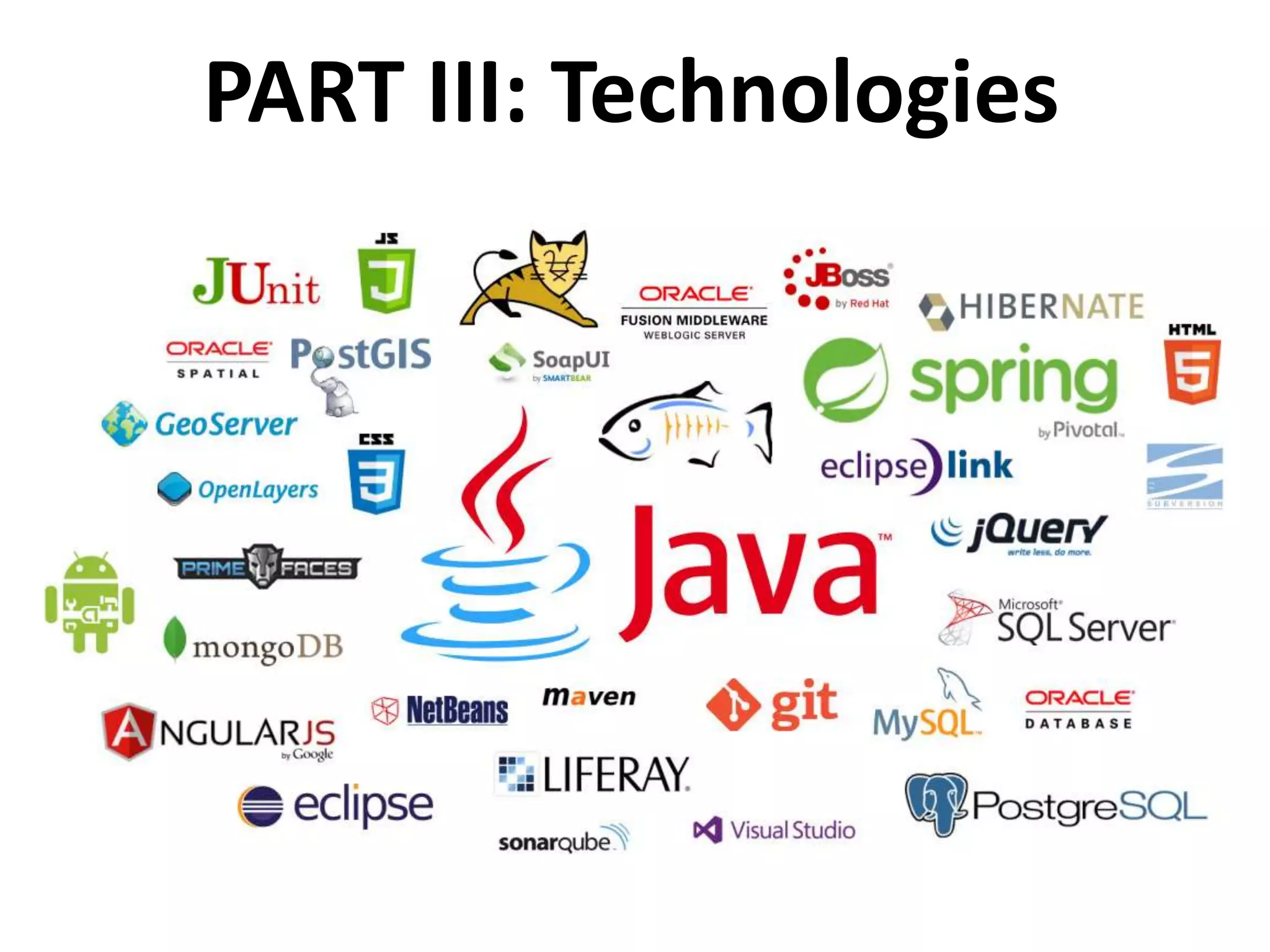 PART III: Technologies