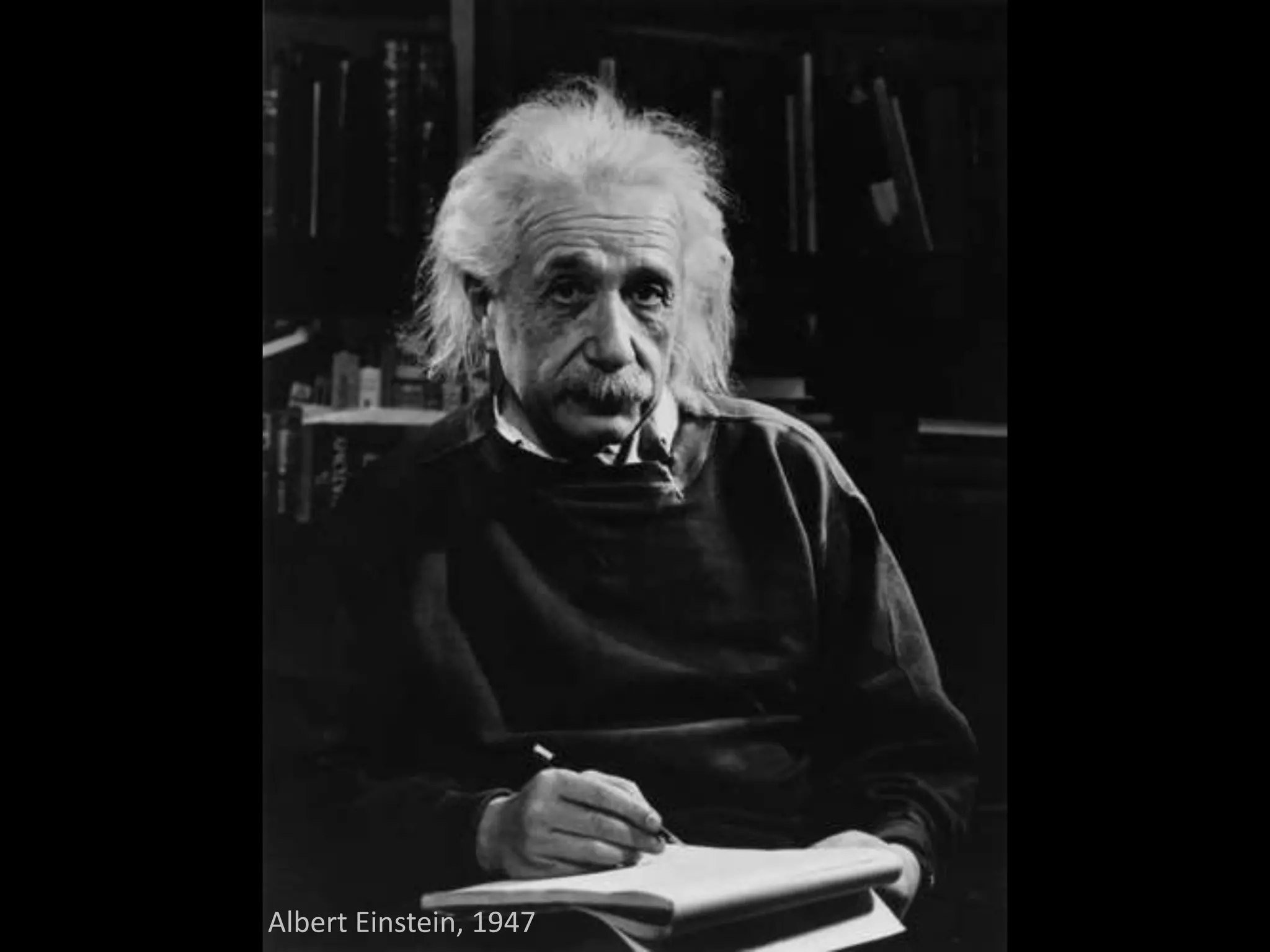 Albert Einstein, 1947
 