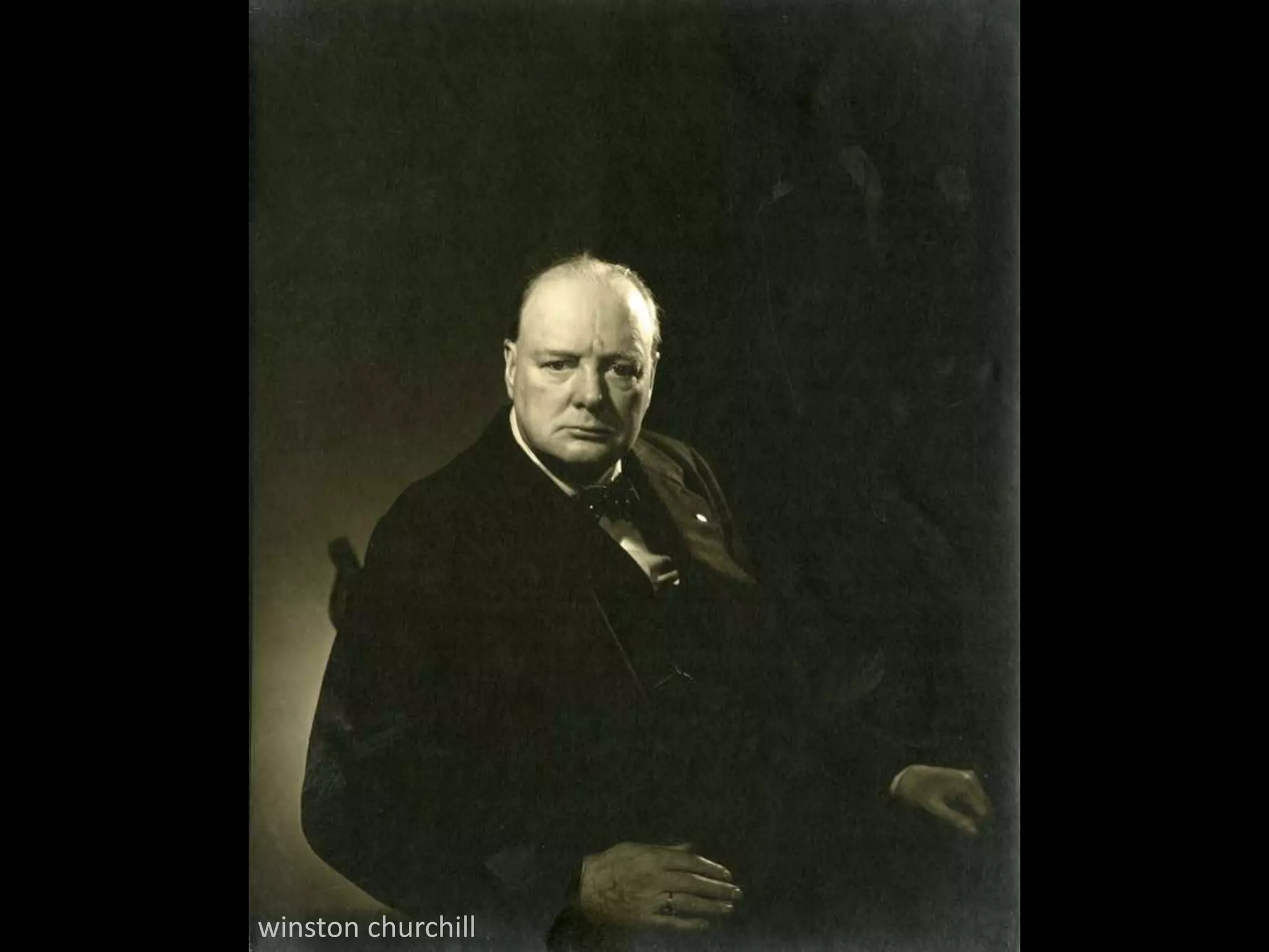 winston churchill
 
