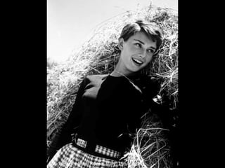 Audrey Hepburn Rome, Italy, 1954
 