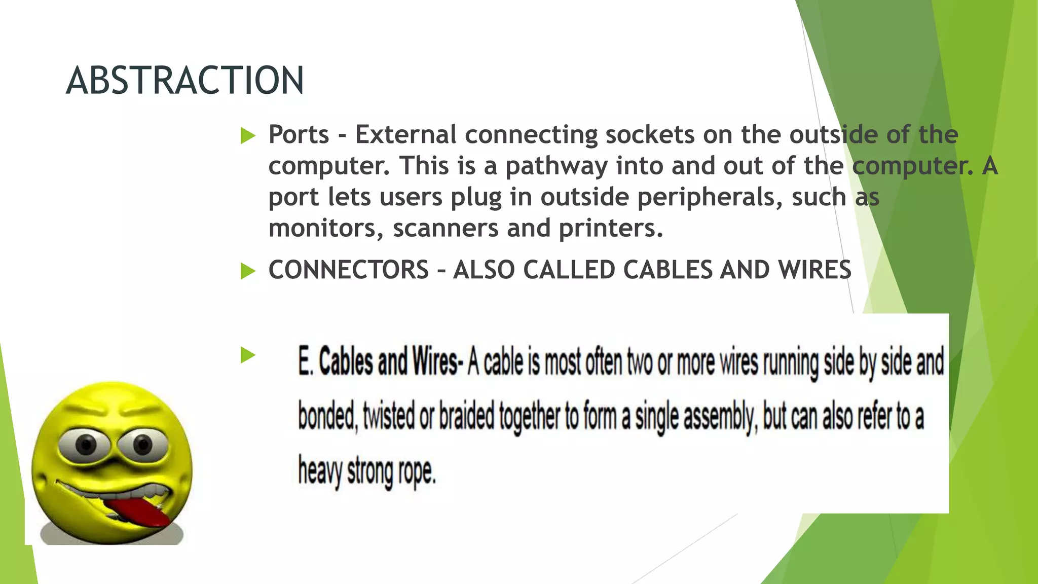 Ports and connectors | PPTX