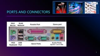 PORTS AND CONNECTORS
1
 