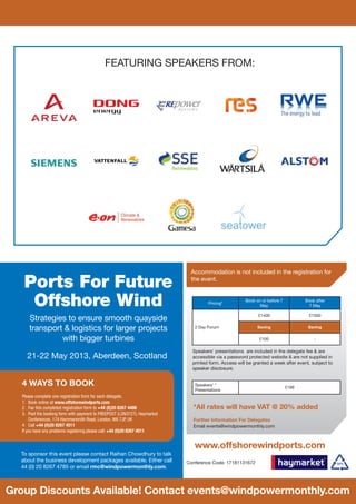 Ports For Future Offshore Wind-Event Brochure