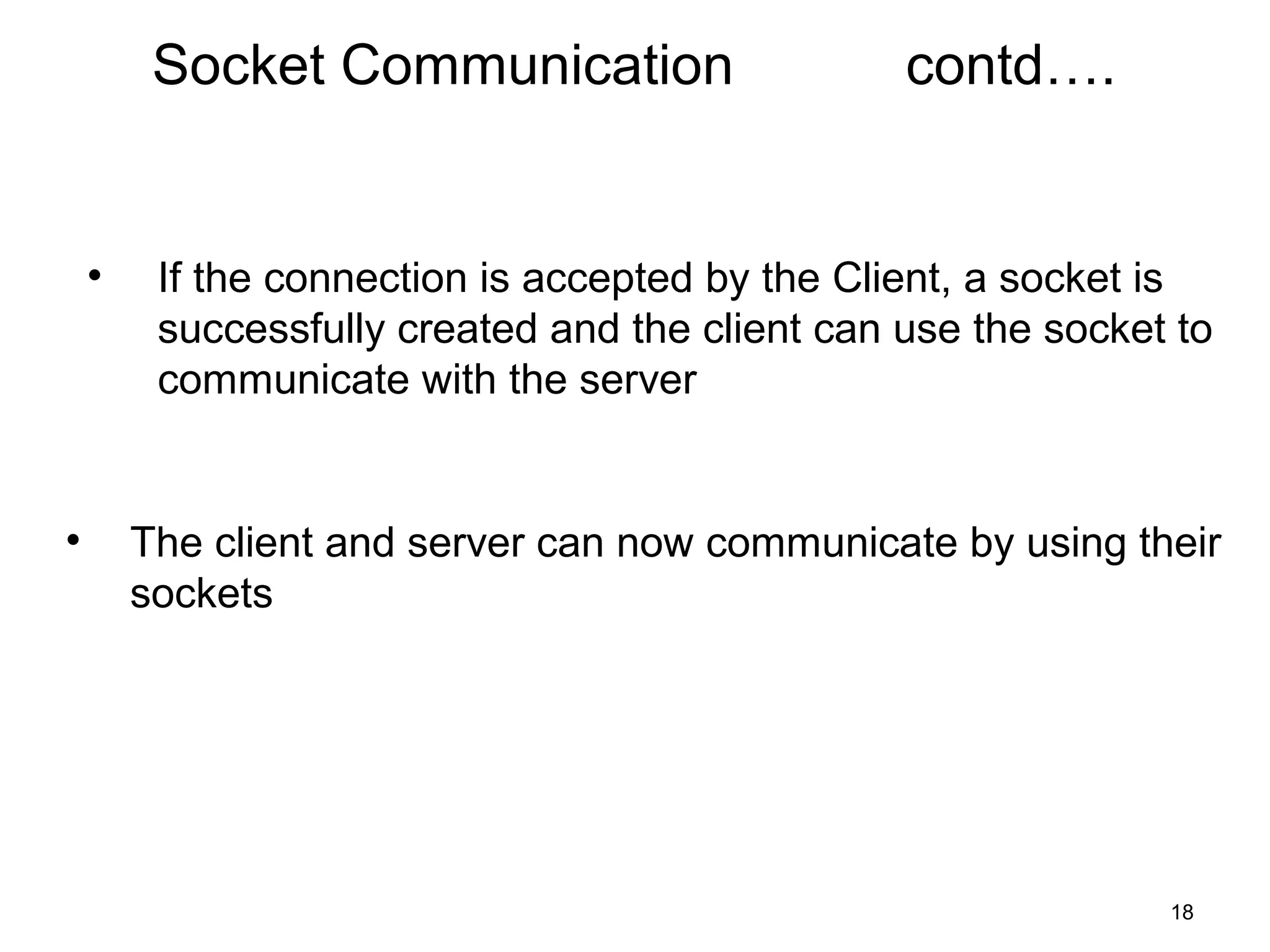 Ports & sockets | PPT