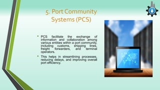 Port Technology and Information Systems in Modern Logistics | PDF