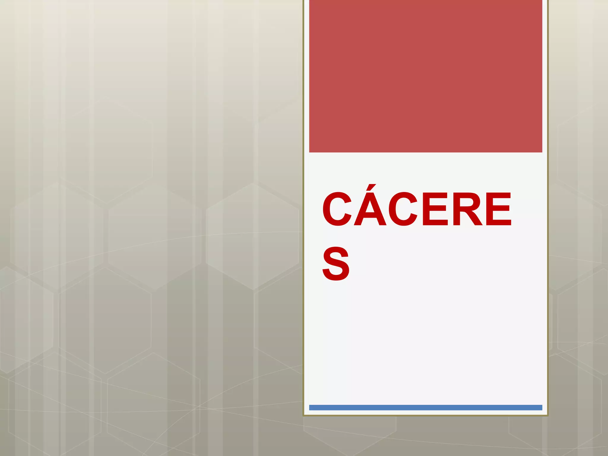 CÁCERE
S