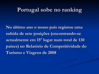 Portugal sobe no ranking ,[object Object],[object Object],[object Object],[object Object],[object Object]