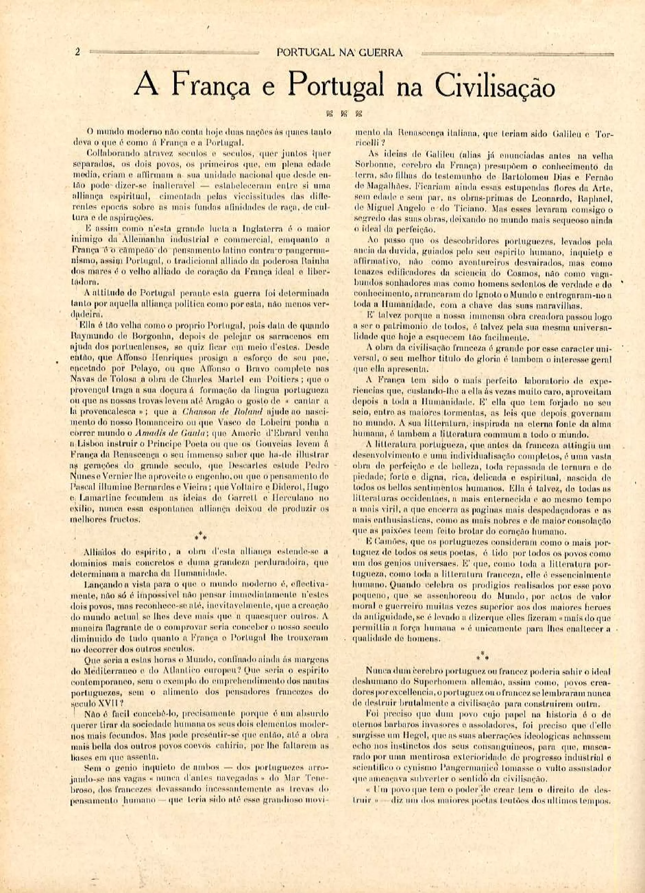 Portugal na guerra nº3