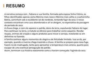 Resumo do Livro Vidas Secas | PPTX