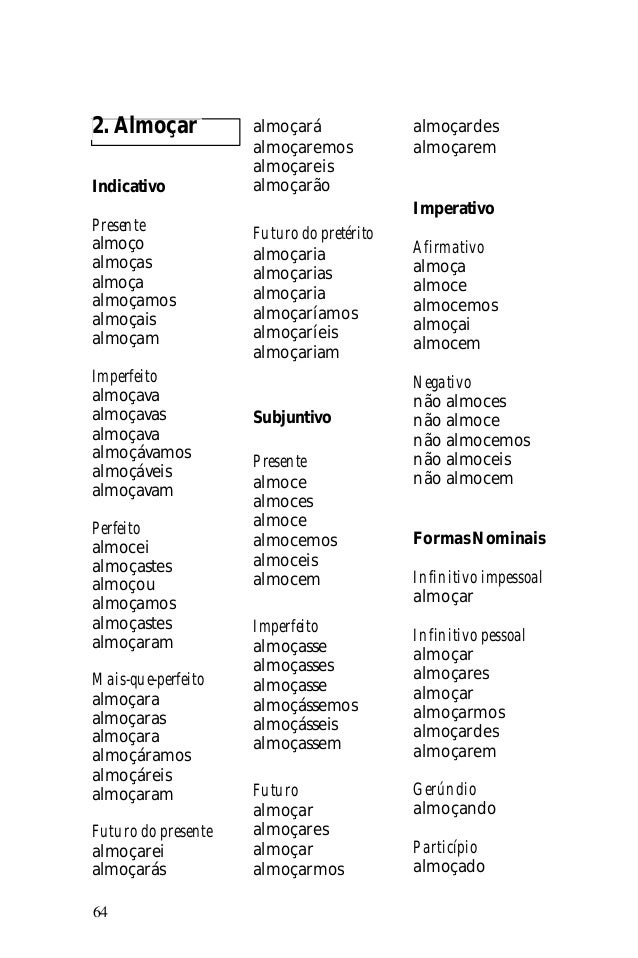Guia pratico de conjugacao e concordancia dos verbos em portugues