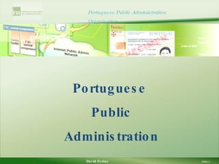 Portuguese  Public Administration 