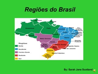 Regiões do Brasil By: Sarah Jane Scotland  
