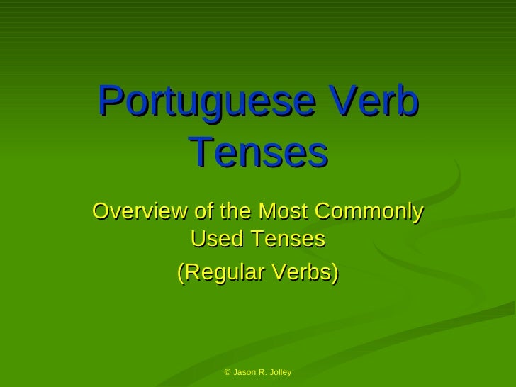 Overview of Portuguese Verbs