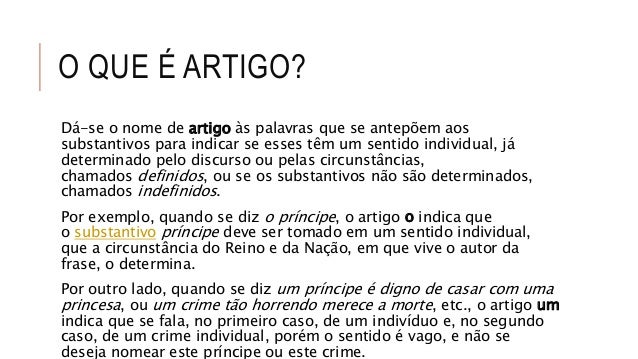 Artigo the