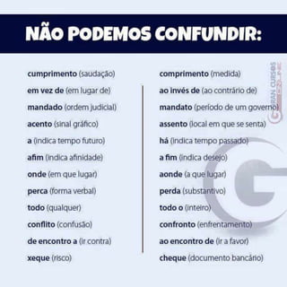 Dicas de Português
