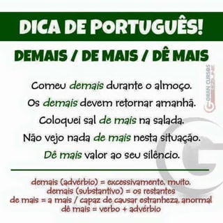 Dicas de Português