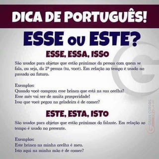 Dicas de Português