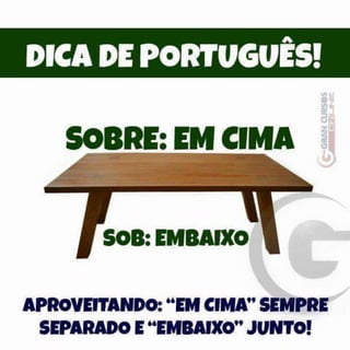 Dicas de Português