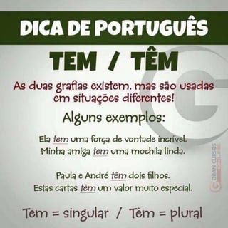 Dicas de Português