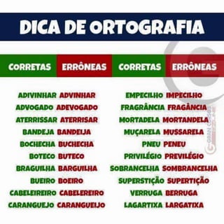 Dicas de Português