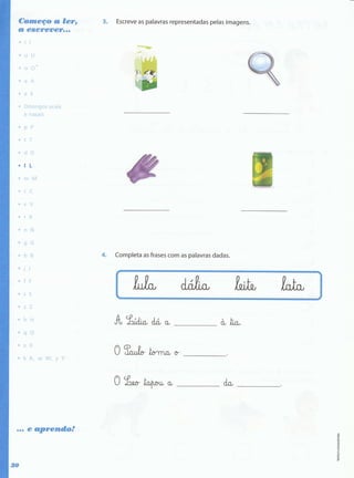 Português  estudar para os testes - 1º ano