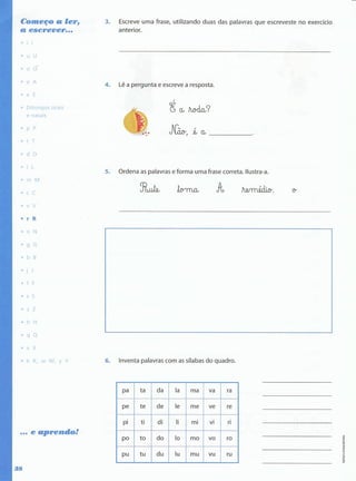 Português  estudar para os testes - 1º ano