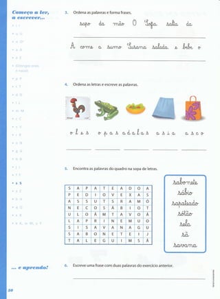 Português  estudar para os testes - 1º ano