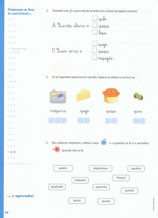 Português  estudar para os testes - 1º ano