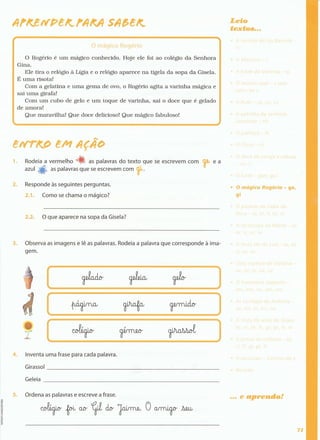 Português  estudar para os testes - 1º ano