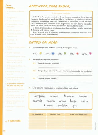 Português  estudar para os testes - 1º ano