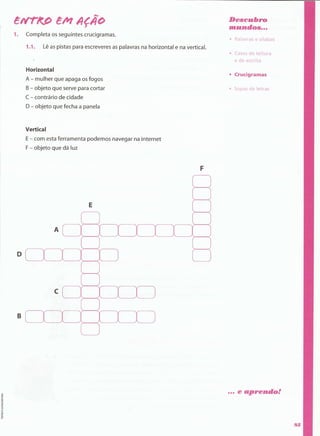 Português  estudar para os testes - 1º ano