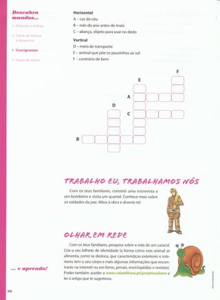 Português  estudar para os testes - 1º ano