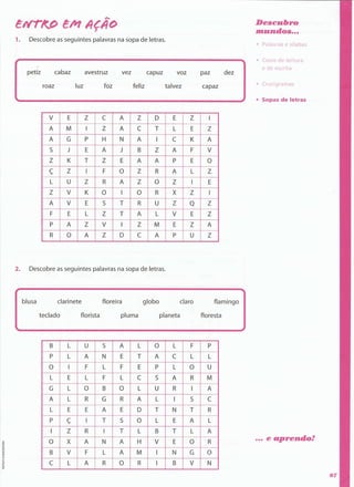 Português  estudar para os testes - 1º ano