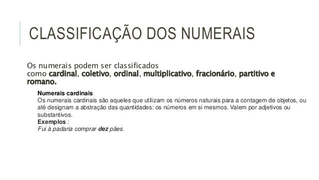 Português- Numeral