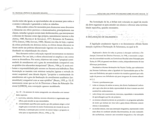 Notas Para uma analise dos discursos sobre inclusão escolar (Autora : adriana Lia Friszmam de Lapalne
