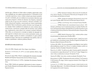 Notas Para uma analise dos discursos sobre inclusão escolar (Autora : adriana Lia Friszmam de Lapalne