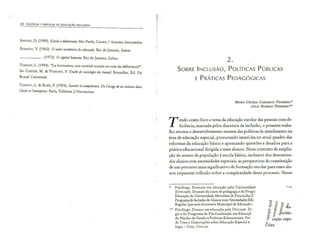 Notas Para uma analise dos discursos sobre inclusão escolar (Autora : adriana Lia Friszmam de Lapalne