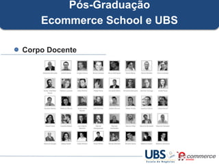 Pós-Graduação
Ecommerce School e UBS
Corpo Docente

 