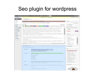 Seo plugin for wordpress 
 