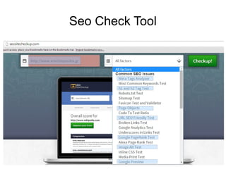Seo Check Tool 
