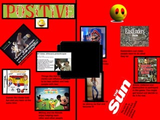 Using well known characters could influence younger children to get into caffeine Eastenders can make people want to do wh...