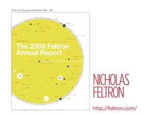 Pós em Design Editorial | IED | SP | BR | Fabio Silveira
Pós em Design Editorial IED - SP10
NICHOLAS
FELTRON
http://feltron.com/
 