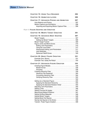 Poser 7 Tutorial Manual | PDF