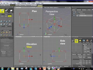 Plan    Perspective
               View




                          Side
Elevation                 view
View
 
