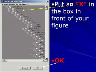 •Put an "X" in
the box in
front of your
figure




•OK
 