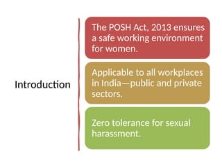 Posh Act.pdf POSH_Policy_Presentation_India for basic understanding | PPTX