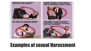 Examples of sexual Harassment
 